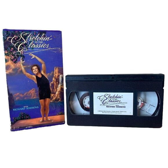 Stretchin' To The Classics Richard Simmons Vintage Workout Video VHS 1991 - Picture 1 of 3